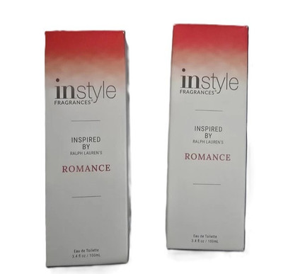Instyle Fragrances An Impression Spray Cologne for Women Romance 3.4 fl pk of 2