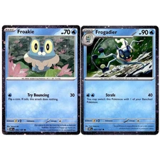 Froakie 056/197  Frogadier 057/197 Cosmo Holo Set