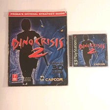 Dino Crisis 2 (PlayStation 1, 2000)  CIB W/ Guide PS1 Capcom CLEANED & TESTED