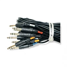 13 Cable Harness Snake Black Cables for Roland Alesis Drum Modules