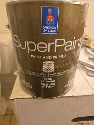 Sherwin Williams SuperPaint Paint & Primer Satin Custom Beige New 1 Gallon
