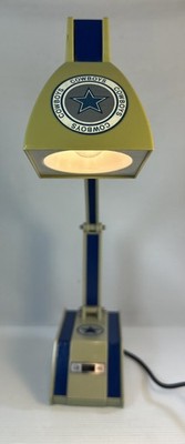 Vintage NFL Dallas Cowboys Football Desk Lamp Man Cave Collectible