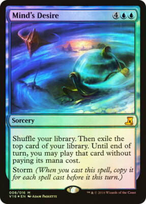 FOIL Mind's Desire ~ From the Vault [ NM ] [ Magic MTG ]