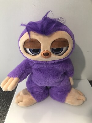 Zuru Pets Alive Purple FIFI The Flossing Sloth Dancing Plush - works