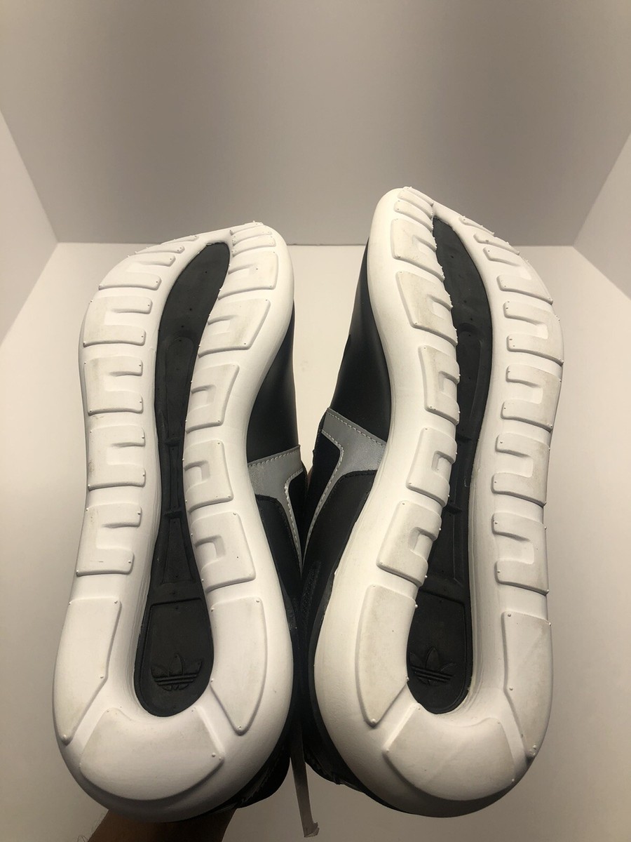 Adidas Tubular Run Sneakers Black White Sole Lace Up High  display picture 1
