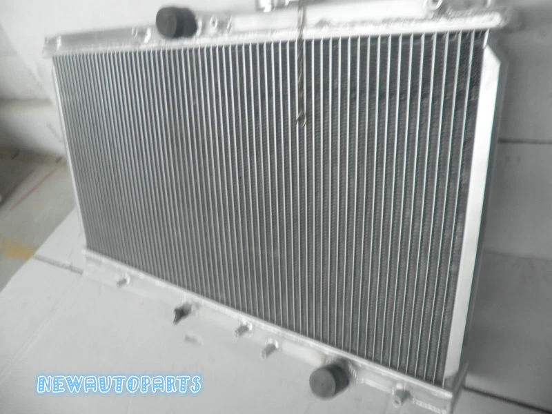 Radiador de aluminio + ventiladores para Honda Prelude 1997-2001 Accord 1994-1997 2,2 4 cilindros MT Foto 4 de 4