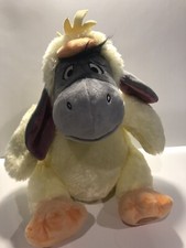 Disney Winnie Pooh Eeyore Yellow Easter Chick soft Stuffed Plush Animal Toy 13"