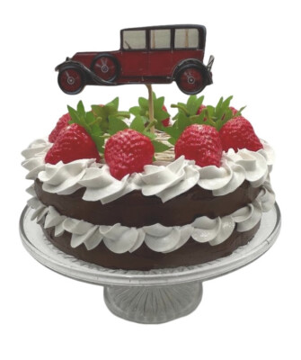 Oldtimer Auto Tortenaufleger - Oldtimer Auto Tortendeko - Hochzeit Auto A8-CT
