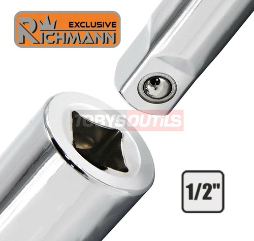 RICHMANN C1564 Chrome-Vanadium 34mm 12 Panel Square 1/2" Socket - Picture 4 of 5