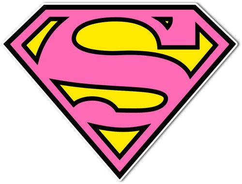 Supergirl shield logo vinyl decal sticker 2.5"x2" set of 2 - 第 1/1 張圖片