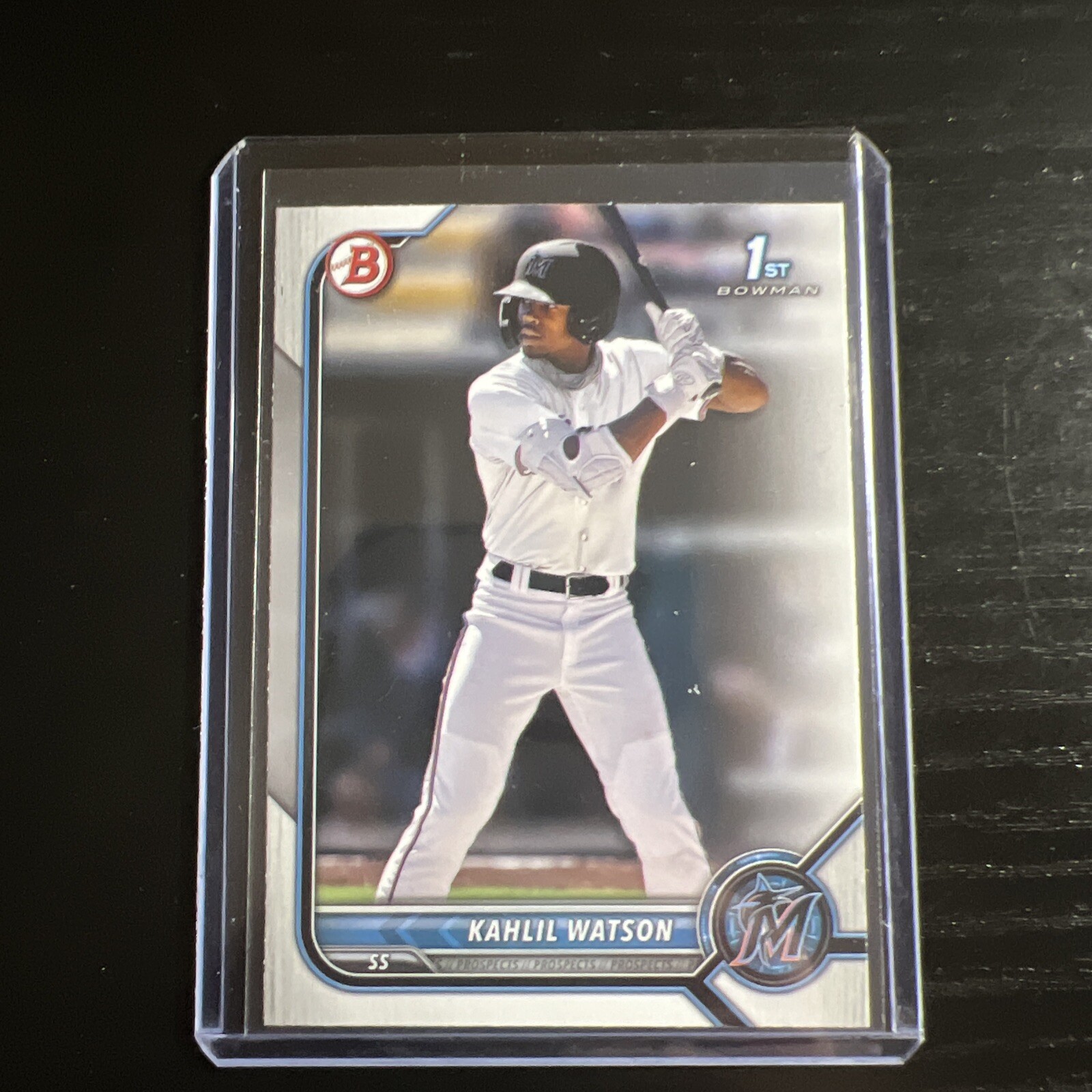 2022 Bowman Paper 1st Kahlil Watson #BP-3 Miami Marlins Prospect