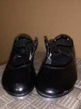 Tap Dance Child Child Size 7.5 Girls Elastic And Tie Closure