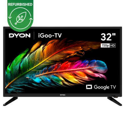 DYON iGoo-TV 32H 80cm 32 Zoll Google TV HD Triple Tuner Prime Video Netflix App