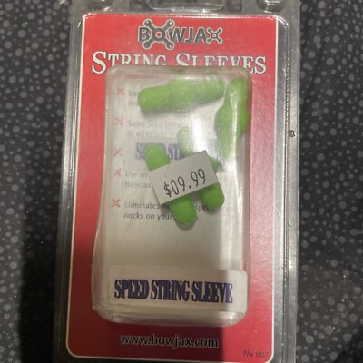 String Sleeves Bowjax String Sleeve Green 4pack | eBay
