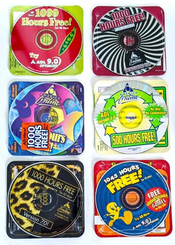 Seltene Amerika Online Disc Sammlung, Vintage Internet Werbung AOL CDs! - Bild 2 von 24