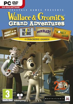 WALLACE & GROMITS GRAND ADVENTURES (KOMPLETT) PC CD DVD ROM (BRANDNEU!)