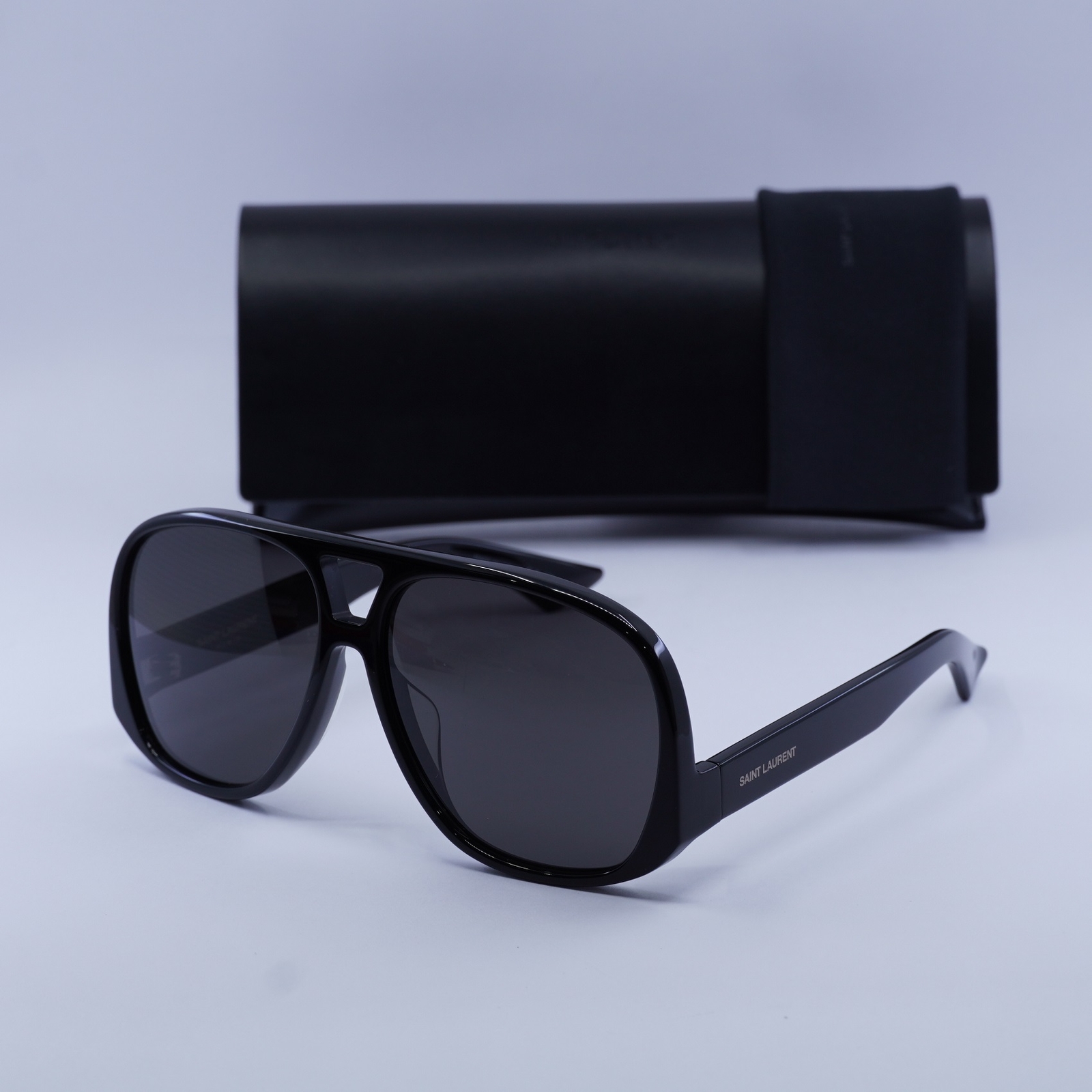 Nuovi occhiali da sole Saint Laurent SL652 F SOLACE 001 nero lucido nero 61 14 140