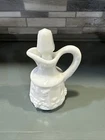 Vtg Westmoreland Grape Milk Glass Cruet/Bottle and Stopper
