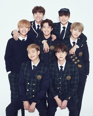 BTS KPOP GROUP 8x10 PHOTO *
