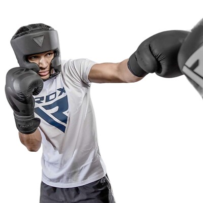 RDX Boxing Gloves F15 Sparring Muay Thai Pro Training, Maya Hide Leather, MMA