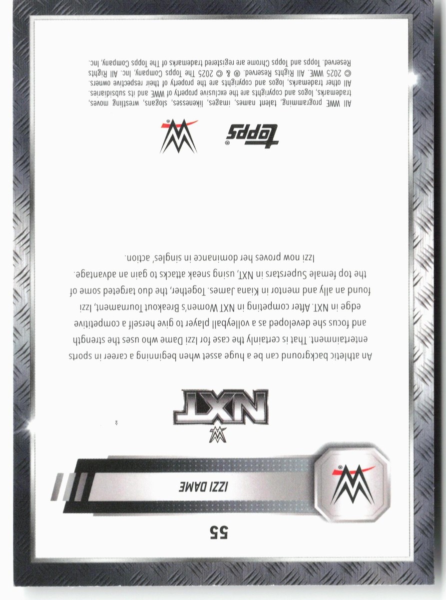 2025 Topps Chrome WWE #55 Izzi Dame | eBay