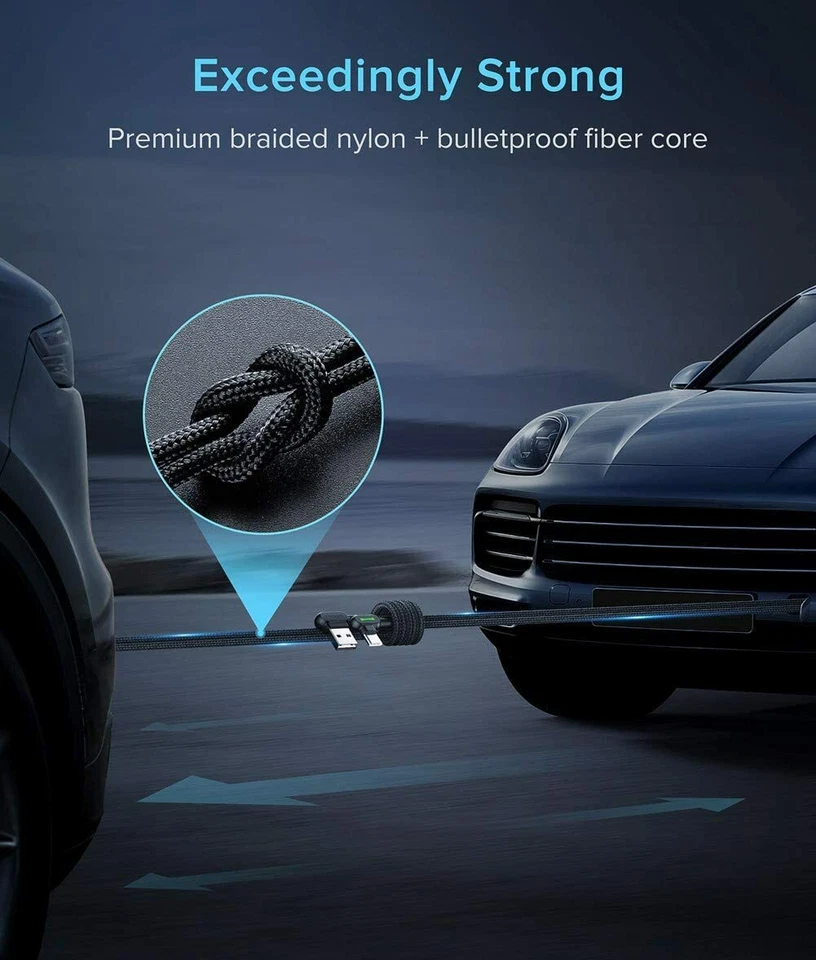 3 Pack USB Type C Samsung Galaxy S20 S10 S9 S8 Plus Note 10 LG Google Pixel One - Image 4 of 4