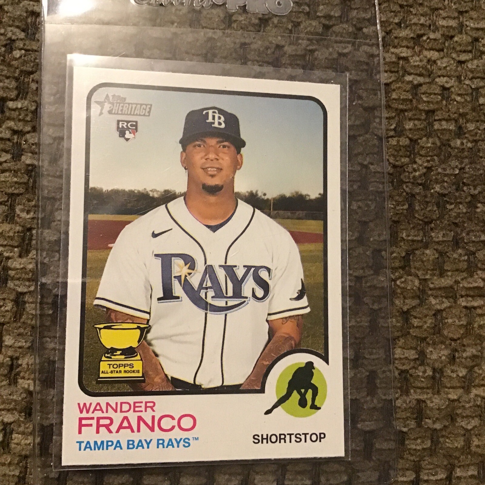 2022 Topps Heritage Wander Franco All-Star Rookie Cup RC #347 Rays P2