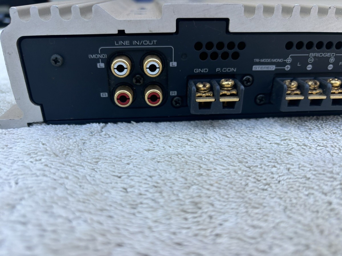 ☆KENWOOD ケンウッド KAC-823 160Wx2 2/1ch HiFi 動作良好品 高音質 