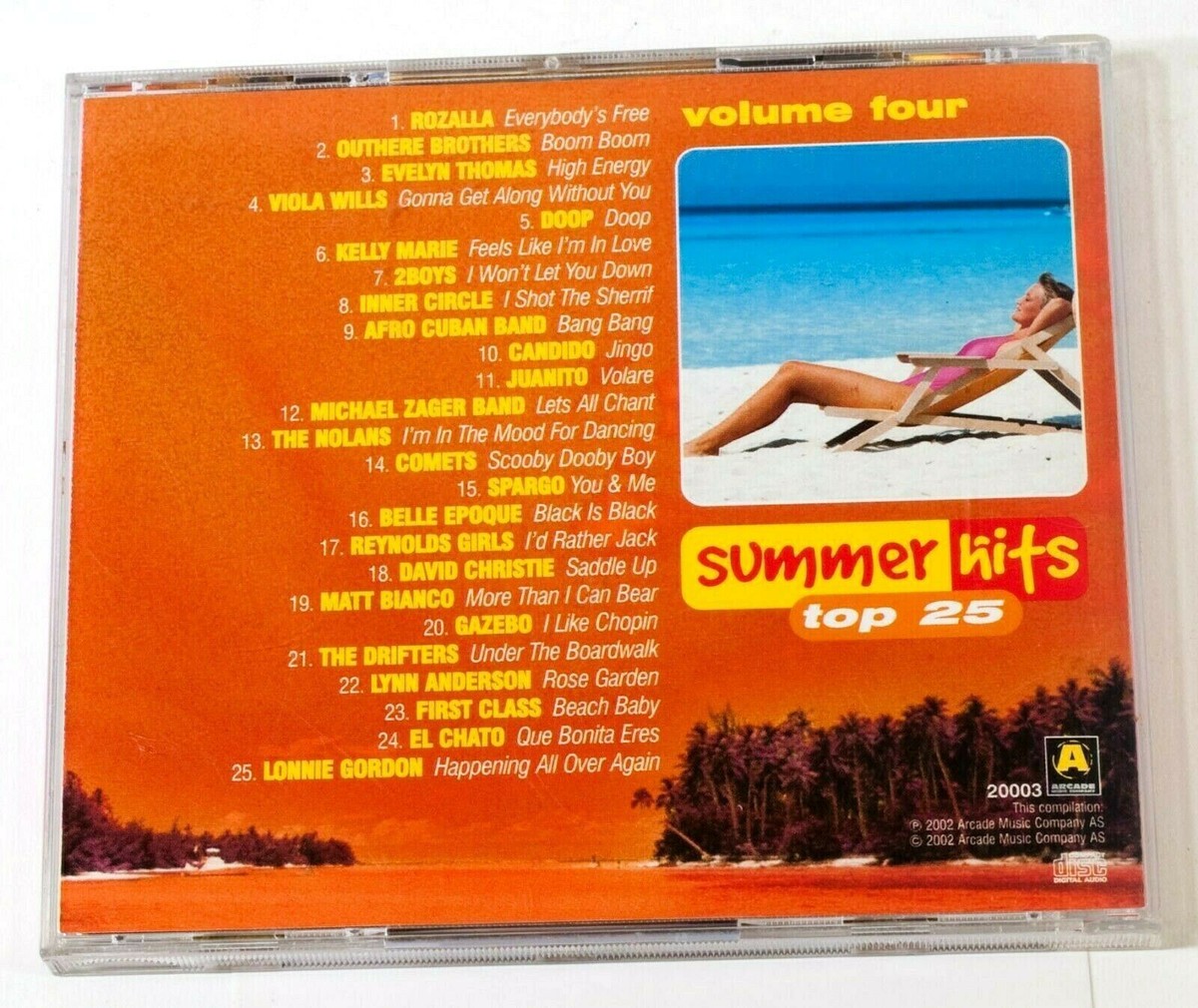 Various – Summer Hits Top 25 Volume Four – CD – 2002 – VG | eBay