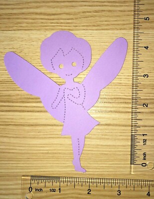 10 PIXIE FAIRY cardstock paper die cut embellishments
