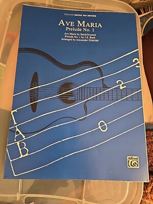 Ave Maria Prelude No. 1 Guitar Music  Bach, JS and Gounod, F Alfred S200