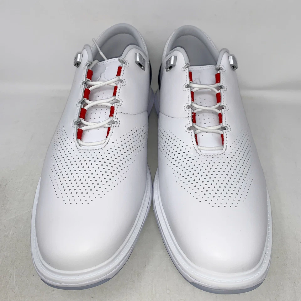 Zapatos de golf Air Jordan ADG 4 platino puro blanco cemento talla 9 nuevos en caja DM0103-105 Foto 2 de 4