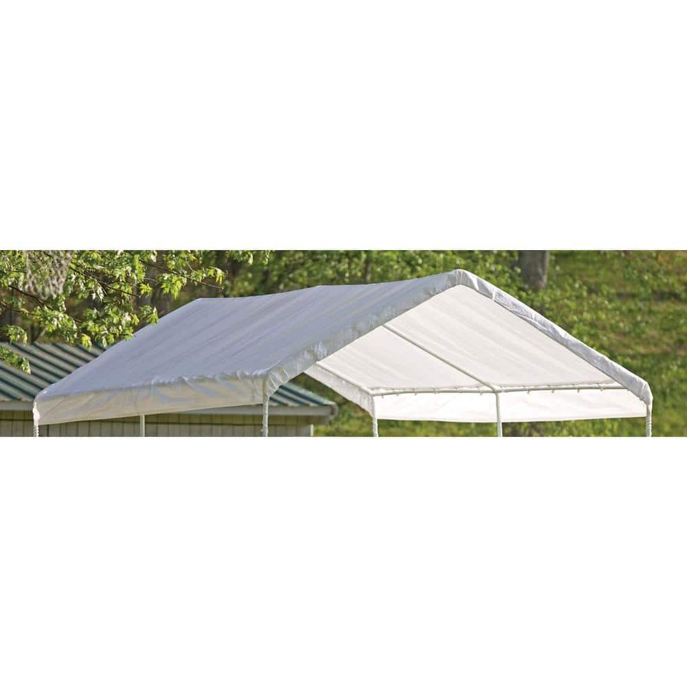 10 Ft. W X 20 Ft. D Max AP Canopy Replacement Cover in White with 100% Waterproo