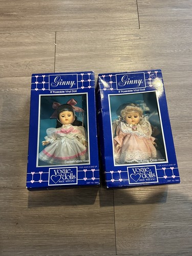 set of 2 Ginny 8" vouge dolls- sweetness-little one