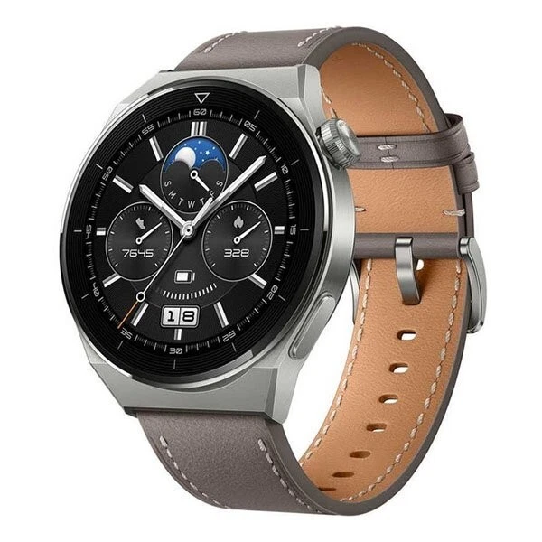 Huawei Watch GT 3 Pro - 46 mm - Titanium - Smart Watch with Strap - Wrist Size: 5.51 in - 8.27 in - Display 1.43 - NFC, Bluetooth - 1.9 oz