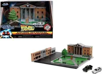 JADA TOYS Diorama Back to the future Retour vers le futur Nano JADA Neuf Boite d'origine
