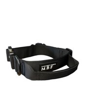 3.8CM performance dog collars and lead, in all black, size L
