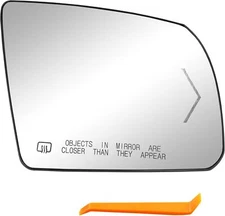 Right Heated Mirror Glass w/ Turn Signal Passenger Side For 02-20 Toyota Tundra