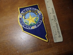 NEVADA STATE TROOPER HIGHWAY PATROL VEST OBSOLETE PATCH BX AAA #14