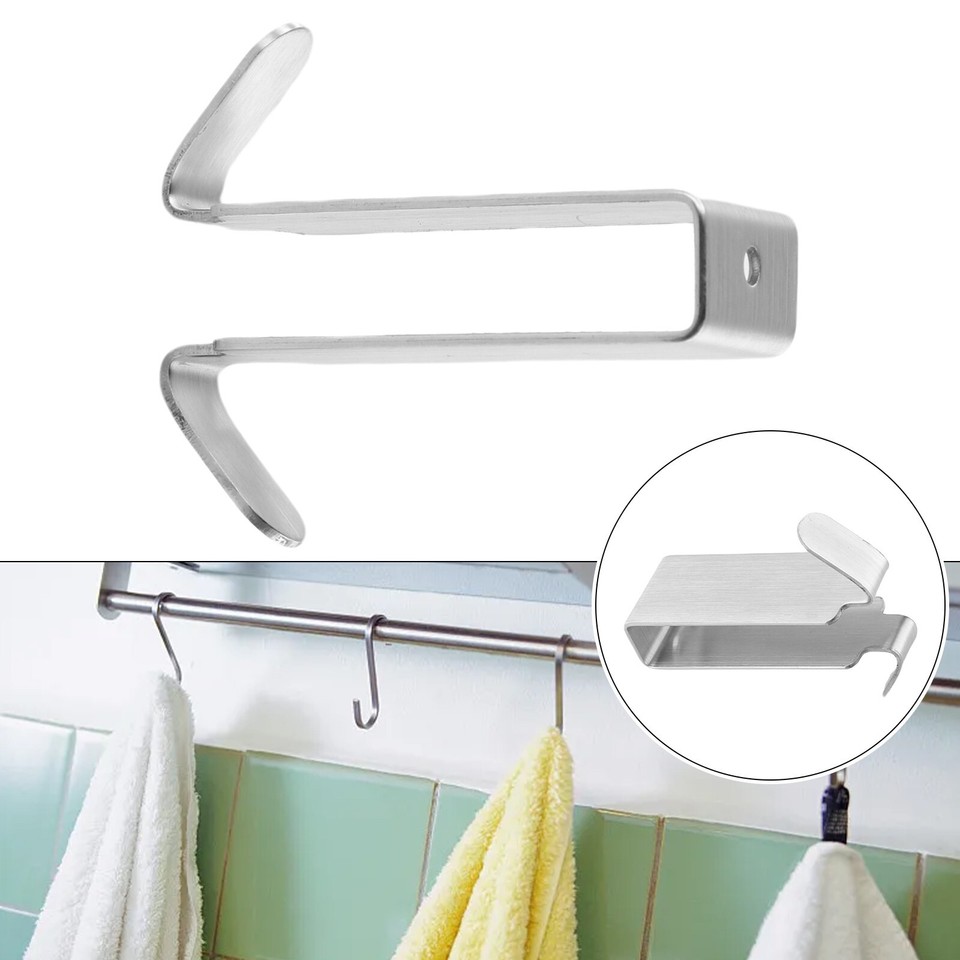 Double Hooks for Glass Shower Door, Towel Hooks Over The Bathroom Glass