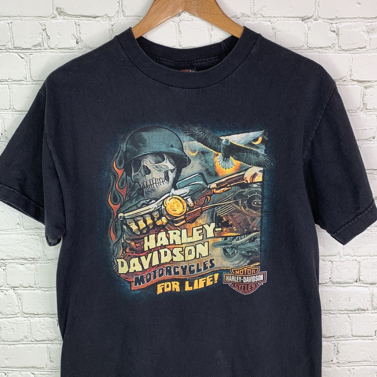 Harley Davidson Skull/American Eagle (Men's S/M) Short