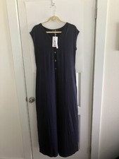 Merokeety Cozy Knit Wide-Leg Jumpsuit-Oversize look, Comfy Size Medium New