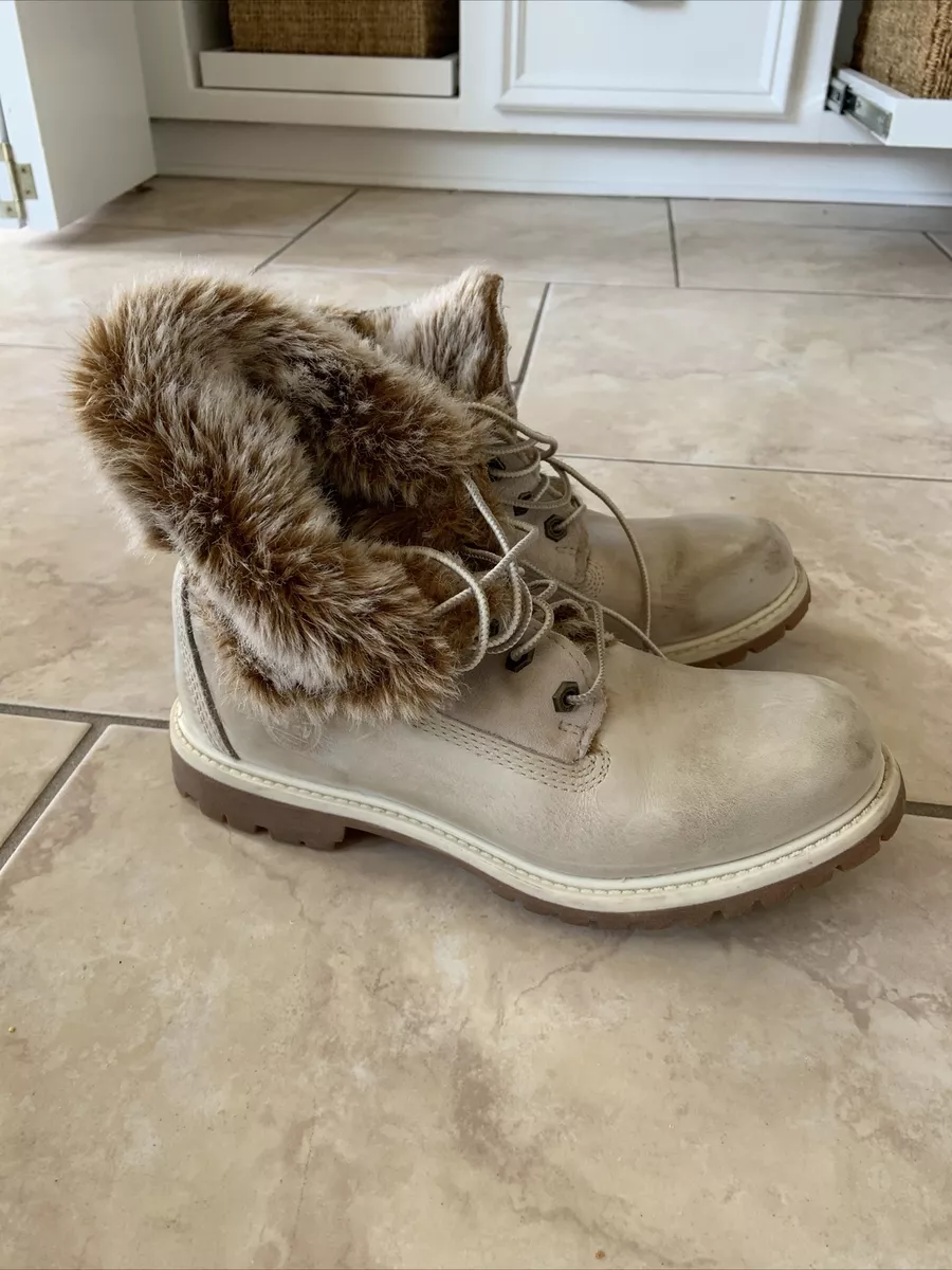 Fluffy shop timberland boots