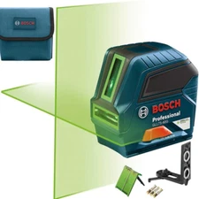 Bosch GLL75-40G-RT 75 ft. Green-Beam Self-Leveling Cross-Line Laser, Recondition