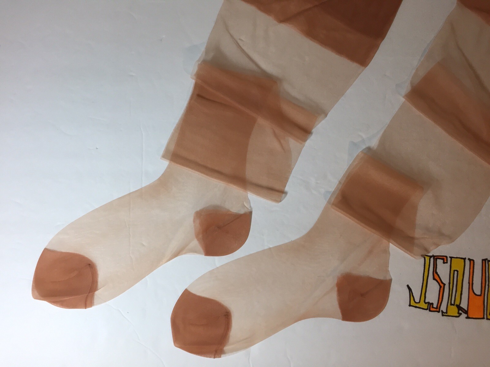 3 Vintage Albert's nylons RHT Flat Knit stockings SHE… - Gem