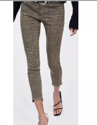 zara leopard jeans