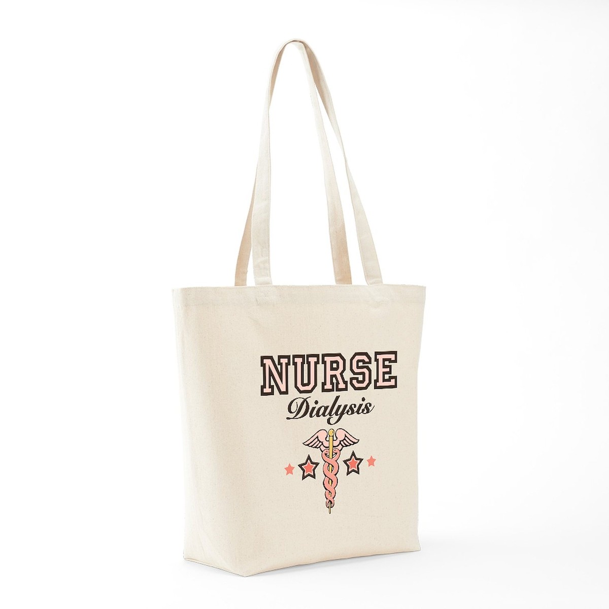 CafePress Dialysis Tote Bag - Natural Canvas Reusable Shopping Bag, Two Sizes Available