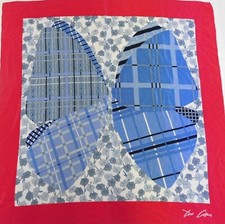 Foulard 100 Pure Silk Vintage Woman 370 84Cm X 88Cm