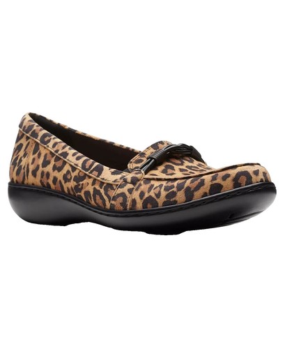 Rothys Mocha Spot Animal Leopard Print Round Toe Flat Shoe  display picture 1