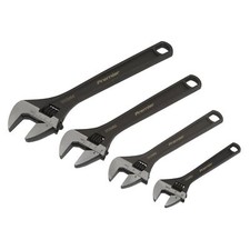 Sealey Adjustable Wrench Spanner Premier Hand Tool Set 4pc - AK9567